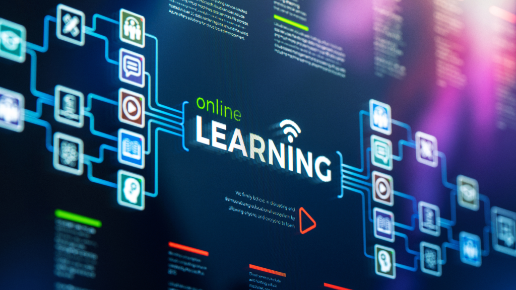 Digital image of online learning