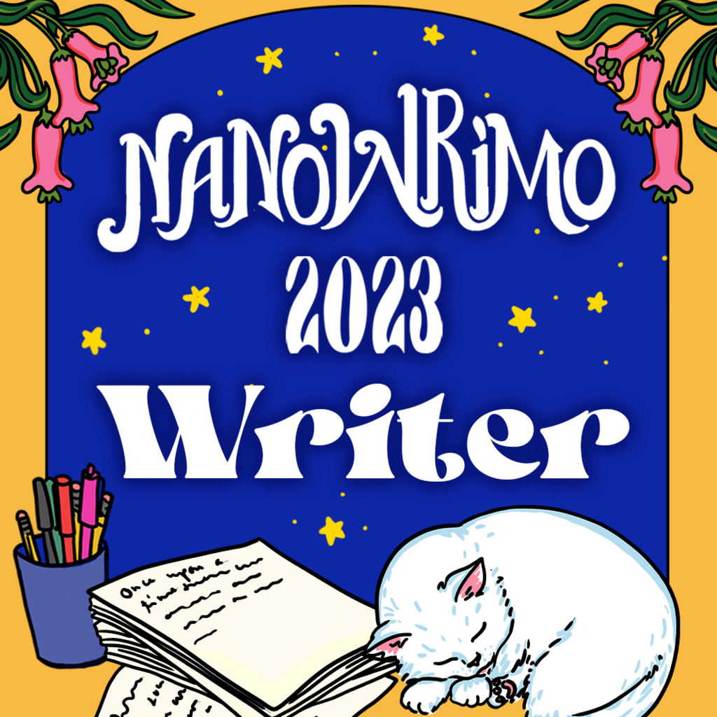 NaNoWriMo 2023 participation badge